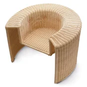 Casa Padrino Luxury Rattan Armchair Natural - Made in Italy