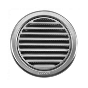 ZRAČNIK VGRADNI FI= 110 MM - Z MREŽO [INOX] - NVM 110