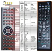 General JVC RM-SXV003A - compatible General-branded remote control