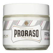 Proraso White krema pred britjem za občutljivo kožo  100 ml