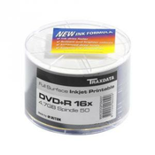 TRAXDATA OPTICKI MEDIJ DVD-R 16X SPINDLE 50 WHITE FULL PRINTABLE