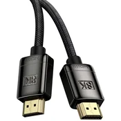 Kabel Baseus High Definition Series HDMI 2.1 cable, 8K 60Hz, 3D, HDR, 48Gbps, 2m (black)
