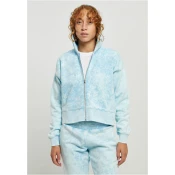 Womens Short Oversized Zipper Towel with Hood balticblue