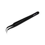 Vetus ESD-15 - Antistatična kovinska pinceta z upognjeno konico (120mm)