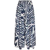LASCANA Hlače kremna/temno modra
