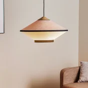 Forestier viseča svetilka Cymbal S, naravna, O 50 cm, E27 - Dnevna soba/jedilnica - Dizajn - narava - Tkanine/tekstil