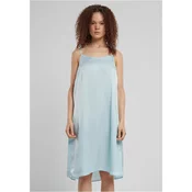 Womens Viscose Satin Nightgown - Blue