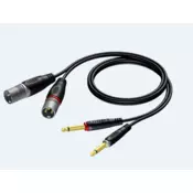 ADJ Cable 2 x XLR Muški / 2 x JACK 6,3mm Mono - 1,5M