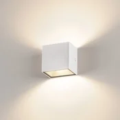 SLV Sitra Cube LED zunanja stenska svetilka, bela - Sodobni - Kovina