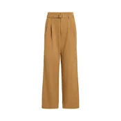 Polo Ralph Lauren Hlače z naborki sepija