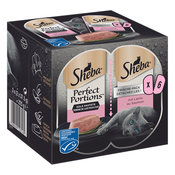 Sheba Perfect Portions, 6 x 37,5 g - Pašteta z lososom