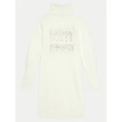 Guess Pletena obleka J4BK13 Z2NQ2 Écru Comfort Fit