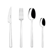 24-piece cutlery set, stainless steel, with steak knife, “Treviso” – B