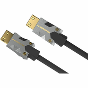 MONSTER Monster, Kabel HDMI M1000 UHD 4K HDR 22,5 Gbit/s 3 m, Srebrna, (21365947)