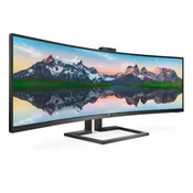 Philips 499P9H 49 VA DQHD 75Hz USB-C PD zakrivljeni SuperWide monitor