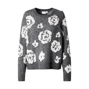Vila Pulover Siya 14099841 Siva Regular Fit