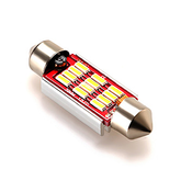 Avto LED žarnica SJ/avto žarnica C5W, C21W, SV7-8, S8.5, SV8, SV8.5-8/sofitna/cevna/Hladno bela/12 LED/4014/2W = 12W/12V/Canbus/z uporom/36mm