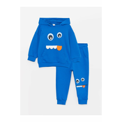 LC Waikiki Printed Long Sleeve Baby Boy Hoodie and Sweatpants Set of 2