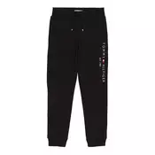 Tommy Hilfiger Spodnji del trenirke Essential KS0KS00214 Črna Regular Fit
