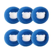 INF Kroglica za odstranjevanje dlak za pralni stroj 6 kos Blue, (21274977)