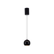 LED luster na sajli, dodirni LED/8,5W/230V 3000K crna
