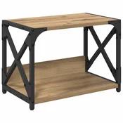Vidaxl Stojalo za tiskalnik Umetni hrast 44 x 26 x 31,5 cm