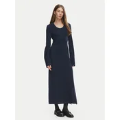 Tommy Hilfiger Pletena obleka Scoop WW0WW52306 Mornarsko modra Regular Fit