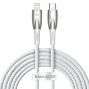 BASEUS Glimmer USB-C/Lightning Fast Charge kabel, Bel, 2m