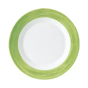 Globoki krožnik Arcoroc Brush, premer 22,5 cm, zelen (24 kos)