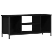 Vidaxl TV omarica Črna Orehovina 102 x 35 x 45 cm Konstruiran les