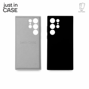 JUST IN CASE 2u1 Extra case MIX PLUS paket crni za S23 Ultra