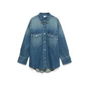 VERO MODA Bluza VMLIA ZELDA moder denim