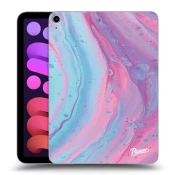 Silikonski prozorni ovitek za Apple iPad mini 2021 (6. gen) - Pink liquid