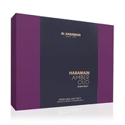 Al Haramain Amber Oud Dubai Night - parfémovaný extrakt 75 ml + parfémovaný extrakt 30 ml + tělový závoj 250 ml