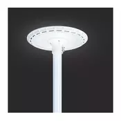 Brilagi - LED ulicna lampa sa stubom 3 m URBANSPARK LED/120W/230V bela IP65