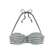 VENICE BEACH Bikini zgornji del kaki/bela