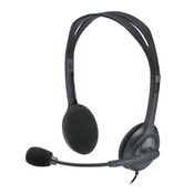 Logitech H111 corded stereo headset black ( 981-000593 )