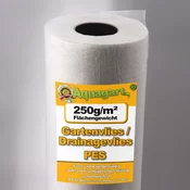 Aquagart 360 m2 geotekstil flis vrtni flis plevel flis ribnik flis 250 g 1,6 m, (22074062)