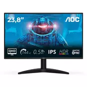 AOC B3 Q24B36X computer monitor 60.5 cm (23.8) 2560 x 1440 pixels Quad HD LED Black