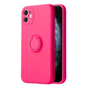 Silikonski ovitek Liquid Ring za Samsung Galaxy S22 Plus 5G - pink