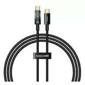 BASEUS EXPLORER podatkovni kabel Type-C - Type-C, 200 cm, CRNA P10319704111-00