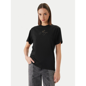 HUGO Majica Vintage Tee_23  črna