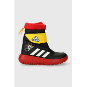 Otroški zimski škornji adidas IG7189 Winterplay Mickey C CBLACK/FTWWHT črna barva