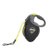 Flexi povodac Giant Neon L do 50kg - 8m trak, crni