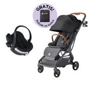 Metro 3 Deluxe 3u1 kompaktna gradska kolica – Jet black