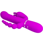 Pretty Love Cammy 4-in-1 Pink Multifunctional Vibrator, Triple System D-241871