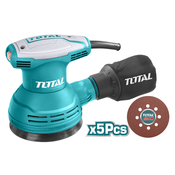 Total alati Ekscentricna brusilica 5 šmirgli 125mm