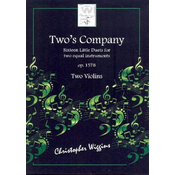 WIGGINS:TWOS COMPANY 16 LITTLE DUETS OP.157B FOR TWO VIOLINS