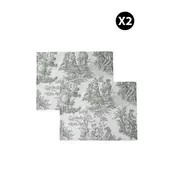 Aberto Design Set podmetaca za rucavanje BST056, 2 komada, Zelena