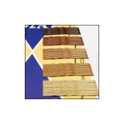 Waved beige hair grips 60 mm - mix 100 ks